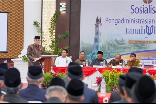 Sosialisasi di Kota Bukittinggi, Wamen ATR/Waka BPN Jelaskan Sertipikat Tanah Ulayat