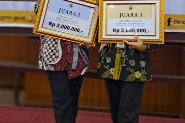 2 Petugas Arsip Purworejo Raih Gelar Arsiparis Teladan Jawa Tengah