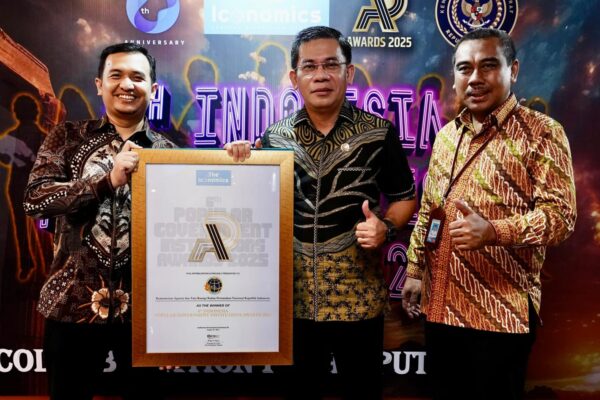 Kementerian ATR/BPN Raih Penghargaan Popular Government Institution 2025 dari The Iconomics