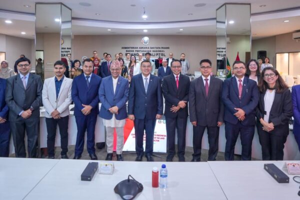 Kementerian ATR/BPN Terima Delegasi Nepal untuk Learning Exchange dalam Modernisasi Administrasi Pertanahan