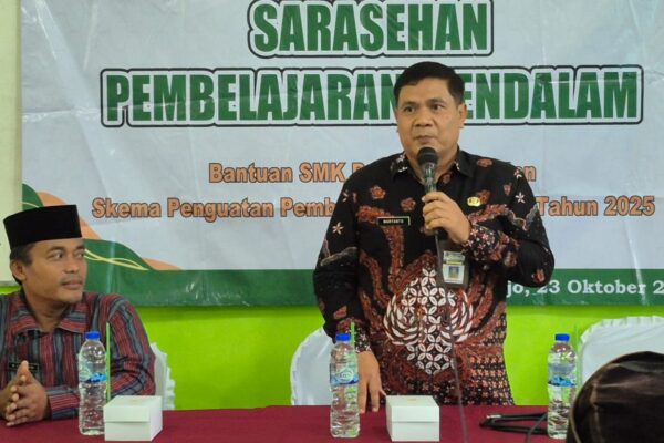 Bahas Pembelajaran Mendalam di SMK Ma’arif NU Bener Purworejo, Kacabdisdik VIII Tegaskan Hal Ini