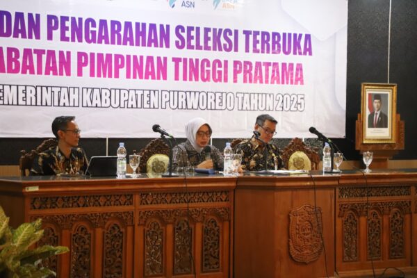 Seleksi Pengisian 6 JPT Pratama, Bupati Purworejo Tegaskan Komitmen Anti Jual Beli Jabatan