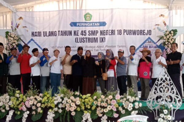 45 Tahun SMPN 18 Purworejo, Rilis Paguyuban Alumni Pelita Spendelas