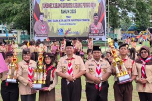 Jambore Cabang Kwarcab Purworejo 2025, Gudep Putra Putri M.Ts Al Iman Bulus Gebang Jadi Juara Umum